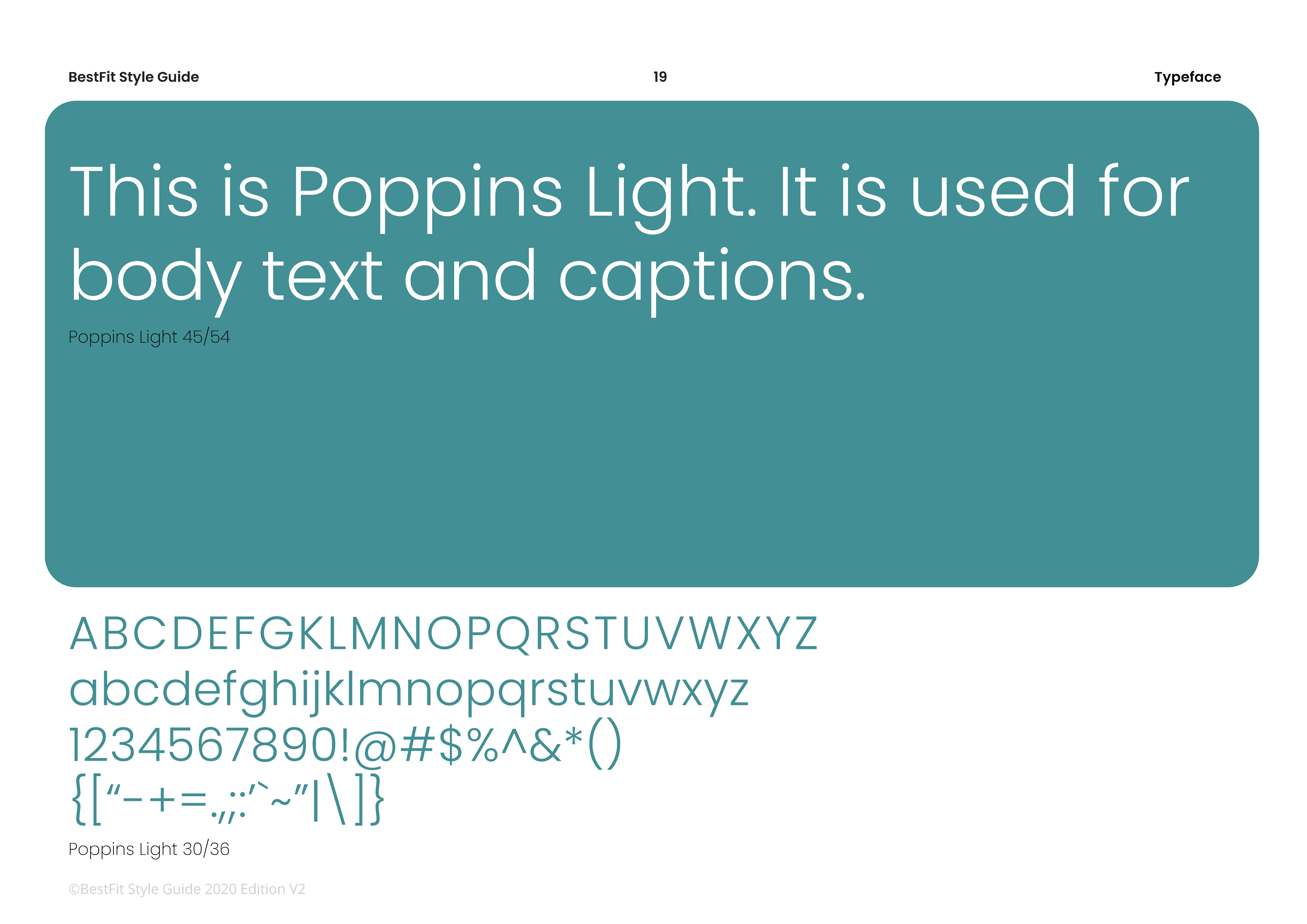 body text typeface